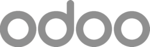 odoo logo Gris